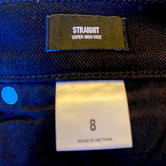 Express Strait Super High Rise Black - Picture 3 of 4